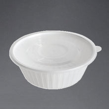 Load image into Gallery viewer, 탕용기 SM-195 파이 소 400개 화이트 용기 뚜껑 SET

