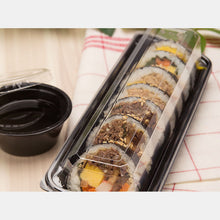 Load image into Gallery viewer, 김밥용기 일반 한줄용 1000개 세트
