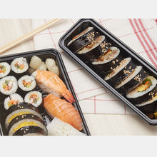 Load image into Gallery viewer, 김밥용기 일반 한줄용 1000개 세트
