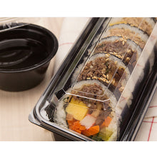 Load image into Gallery viewer, 김밥용기 굵은 큰 한줄용 1000개 세트
