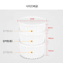 Load image into Gallery viewer, 감자탕 SM-225 파이 중, 200개 용기 뚜껑 SET

