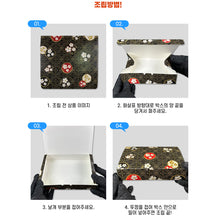 Load image into Gallery viewer, 종이도시락 104S 초밥검정
