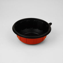 Load image into Gallery viewer, 탕용기 SM-195 파이 소 400개 블랙 용기 뚜껑 SET

